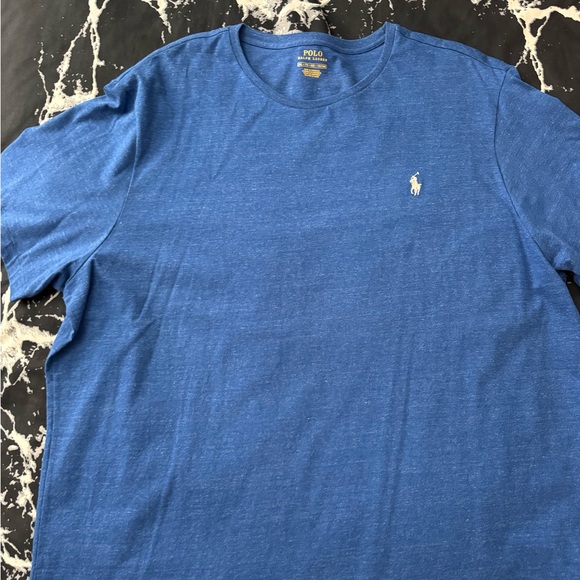 Ralph Lauren Men's Heather Blue Tee - Picture 1 of 2